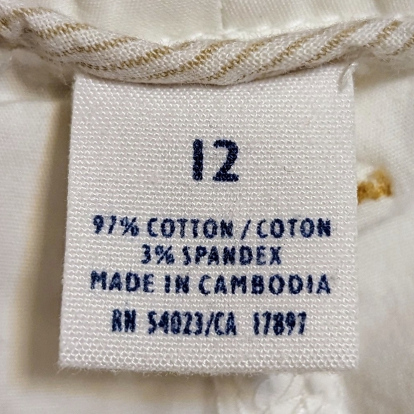 💥5 for 25 💥 White💥 Old Navy cargo pants 💥size 12 - Picture 13 of 13